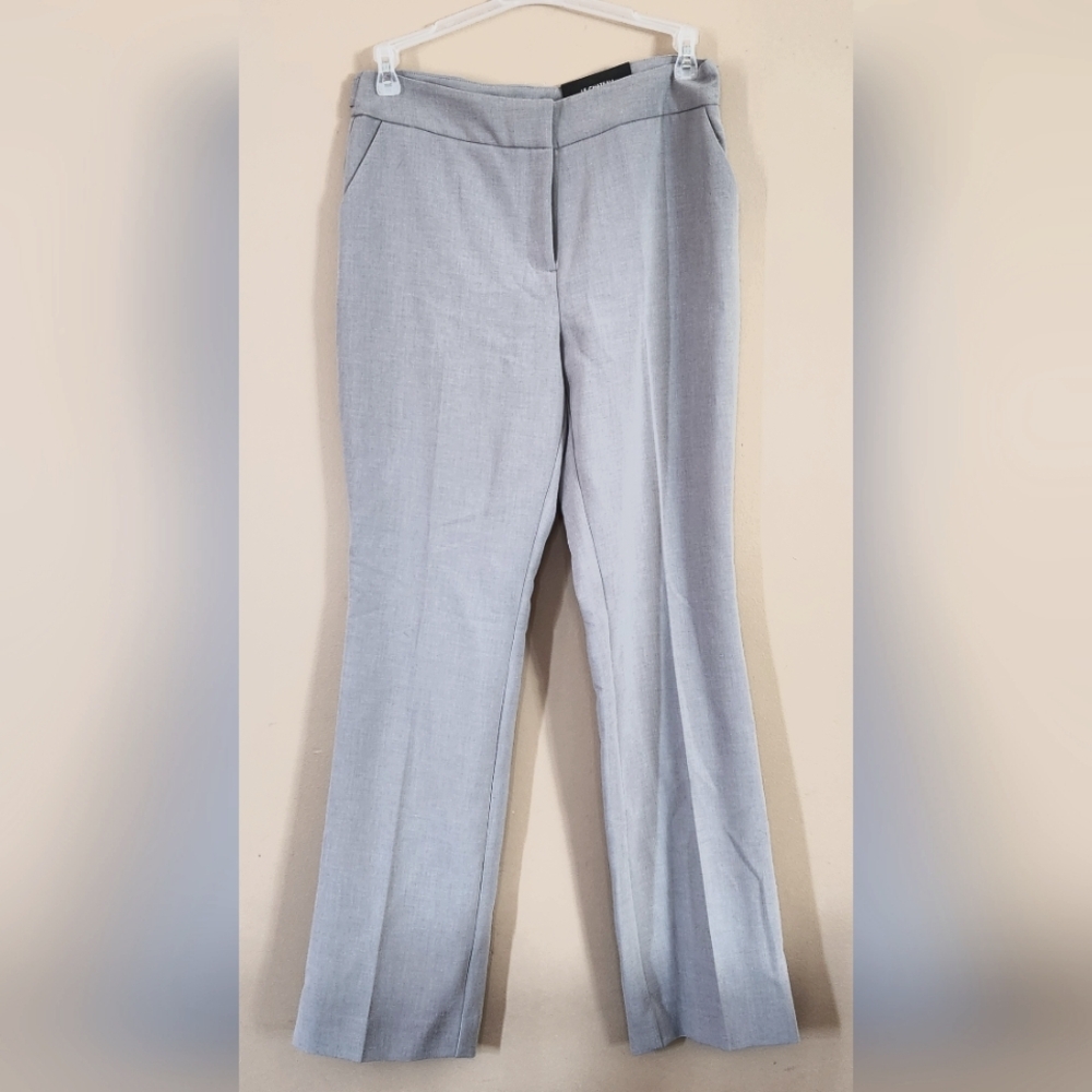 NWT Le Chateau Womens Gray Grey Milan Dress Pants Sz 8 Milan  Straight Leg